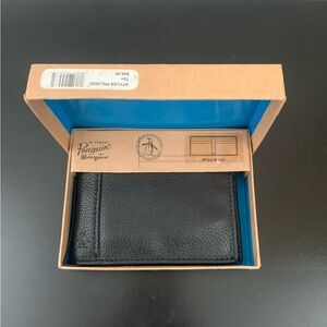 NWT Original Penguin Men’s Leather Wallet with Box